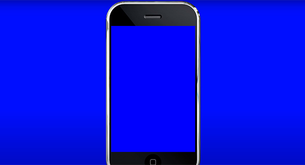 Почему на Айфоне экран стал синим